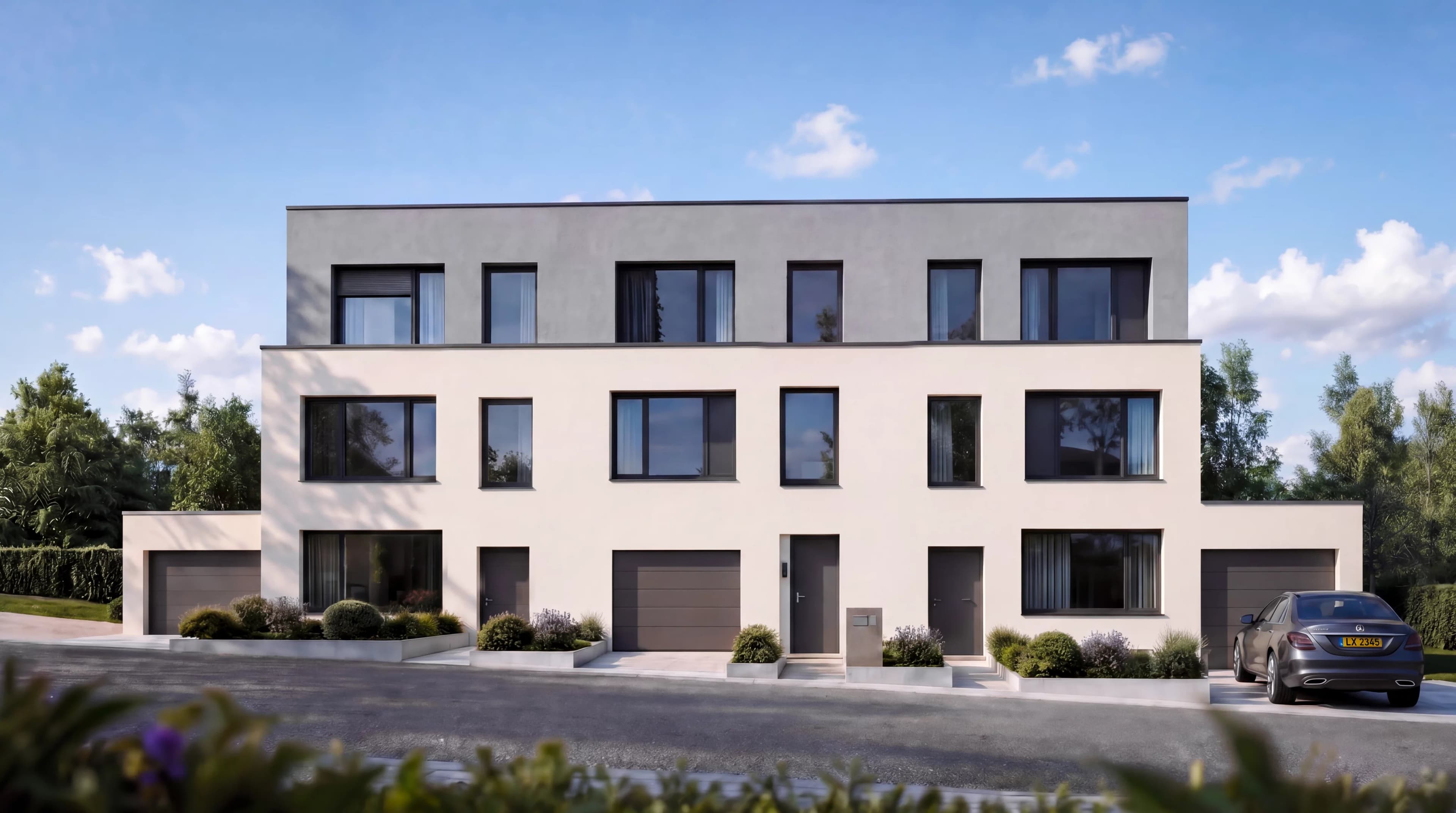 Projet de 3 Maisons uni-familiales à Dudelange